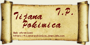 Tijana Pokimica vizit kartica